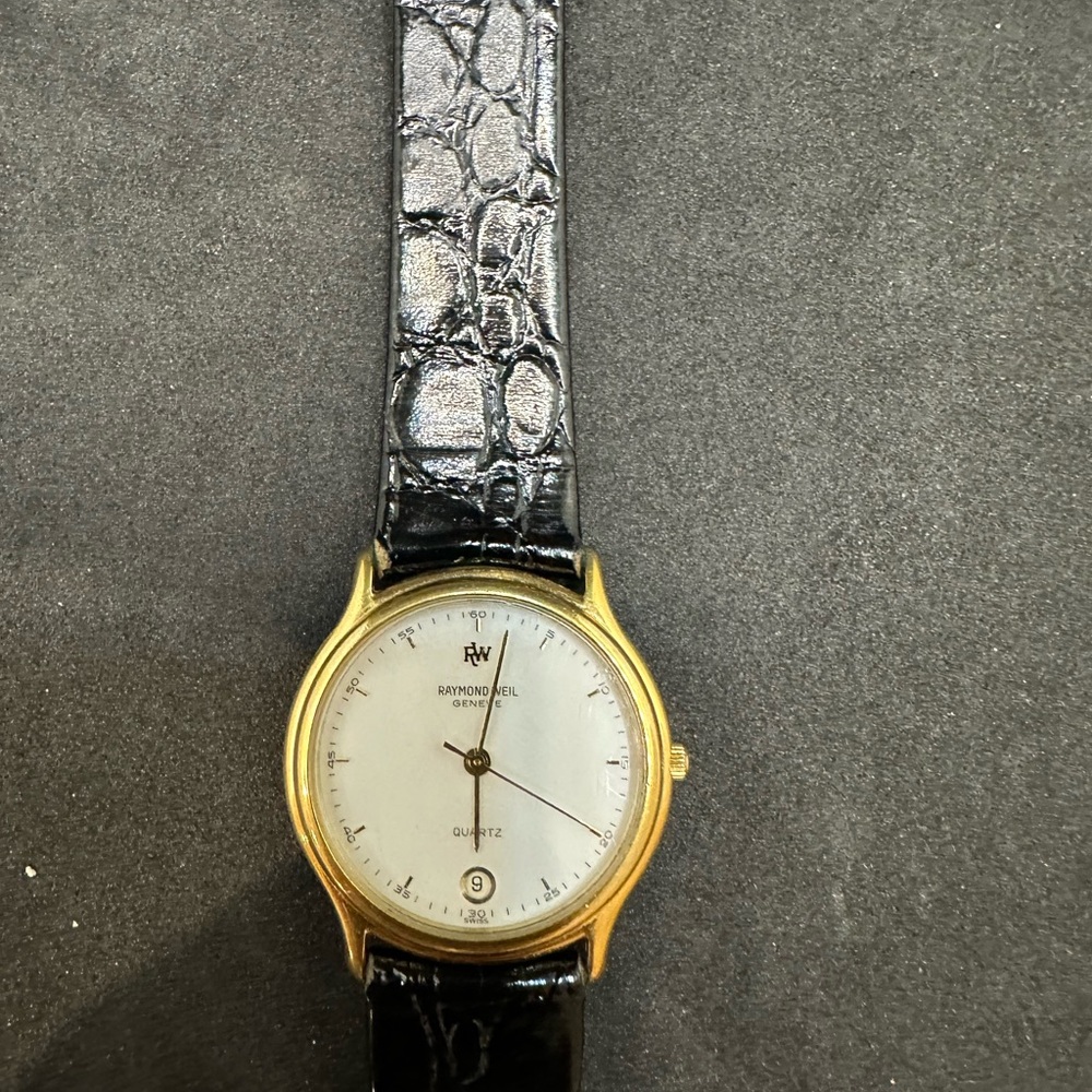 Raymond Weil Gold and Black Men's Watch